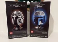 NEW• LEGO Star Wars Jango Fett Helmet 75408 & The Mandalorian 75328