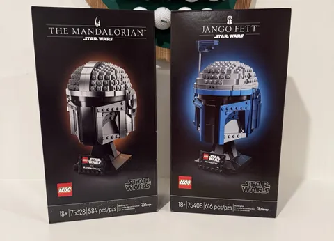 NEW• LEGO Star Wars Jango Fett Helmet 75408 & The Mandalorian 75328