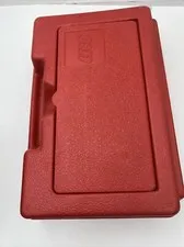 Vintage 1982 Small Red LEGO Plastic Storage Box Case 11"x7”