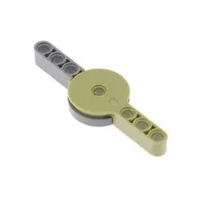 1x LEGO Technic Liftarm Pivot Joint New Dark Gray Olive Rotation 44224 44225