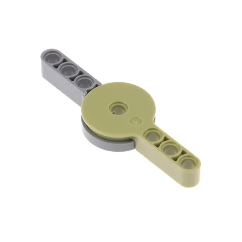 1x LEGO Technic Liftarm Pivot Joint New Dark Gray Olive Rotation 44224 44225