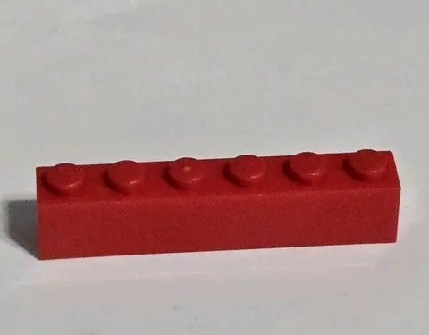 LEGO Red Brick 1X6 3009