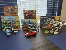 LEGO Creator 3-in-1 Lot – 5 Complete Sets!