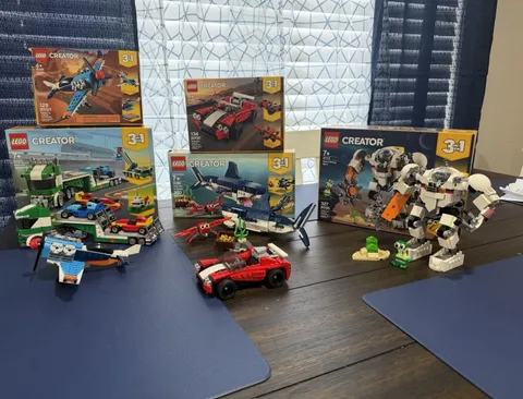 LEGO Creator 3-in-1 Lot – 5 Complete Sets!