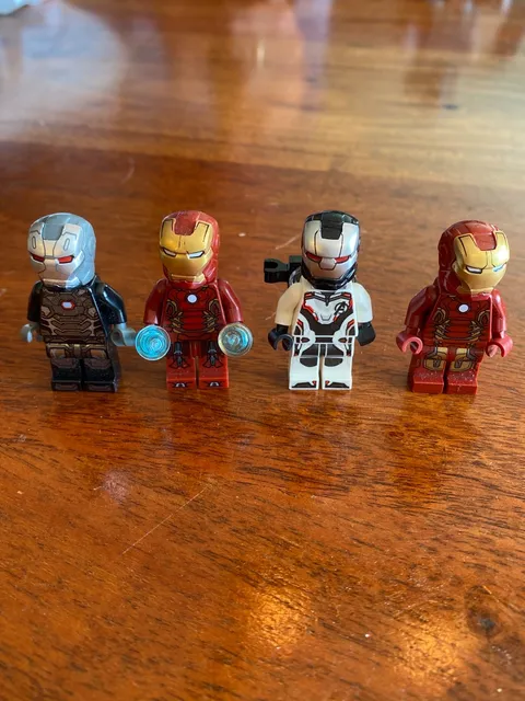 LEGO IRON MAN and War Machine Lot! Mix-matched iron man Lego Minifigures! READ!