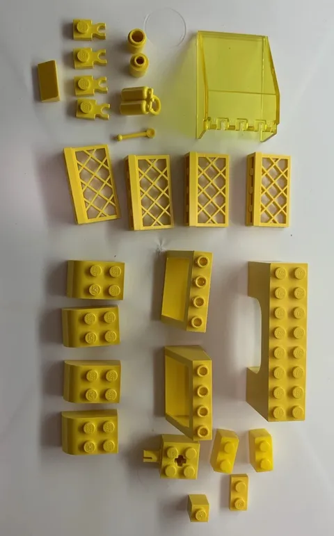 LEGO Mixed Lot Of 26 Pieces Windscreen Windshield Binoculars Odd Yellow