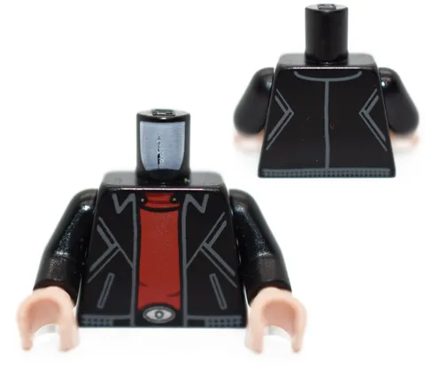 LEGO Minifigure Torso Black Leather Jacket Michael Knight Rider 71286 6155605