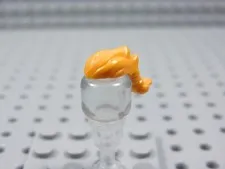 LEGO Orange Hair Narrow Swept Back w/ Ponytail Minifig BQ