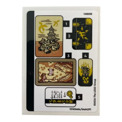 NEW LEGO | Sticker Sheet for Set 71819 Dragon Stone Shrine