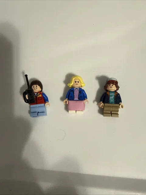 Lego Upside Down Stranger Things Minifigure Lot Of 3 Dustin, Eleven And Will