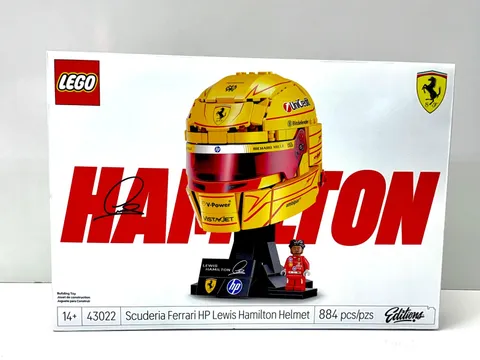Lego Editions: Scuderia Ferrari HP Lewis Hamilton Helmet (#43022) | *NEW*