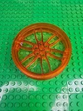 LEGO Orange Motorcycle Wheel 75mmx17mm - 2009