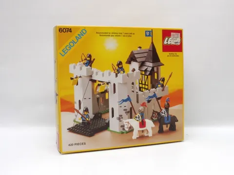 LEGO 6074 Black Falcon's Fortress 1986 Vintage Castle 404 pcs 6 Minifigs