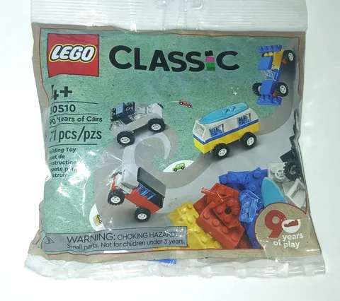 RETIRED🔥🔥 LEGO CLASSIC 30510 🎟🔥90 YEARS of CARS INCLUDES VW SURF VAN + JEEP