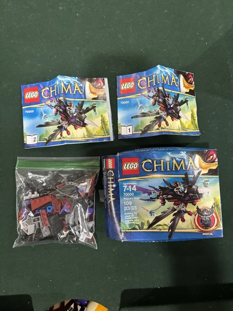 LEGO Legends of Chima Razcal's Glider 70000 Complete Set 109 Pieces Boxed 2013