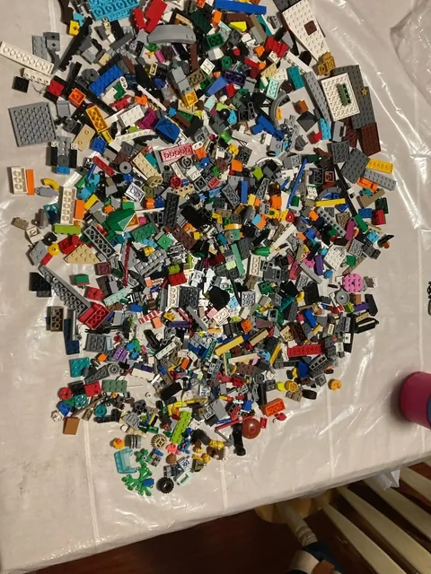 LEGO Bulk Lot of 2 Pounds Bricks Parts and Pieces Clean Genuine 2 ...,