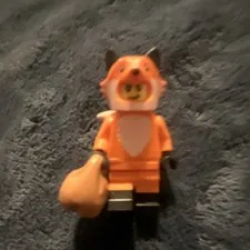 LEGO Minifigure Fox Costume Character with Bag Accessory Plastic Figure