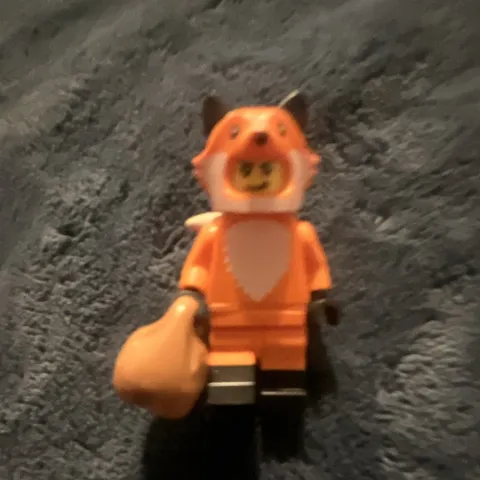 LEGO Minifigure Fox Costume Character with Bag Accessory Plastic Figure