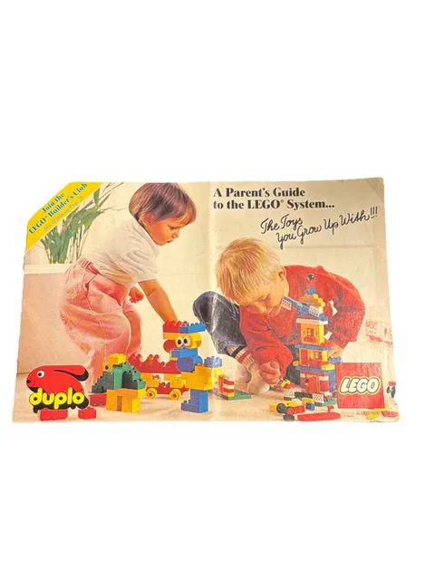 A Parent's Guide To The LEGO System Vintage 1988 Catalog Duplo, Basic, Legoland 