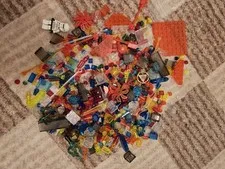 Sandwich Size Bag of Bulk Transparent Lego Pieces