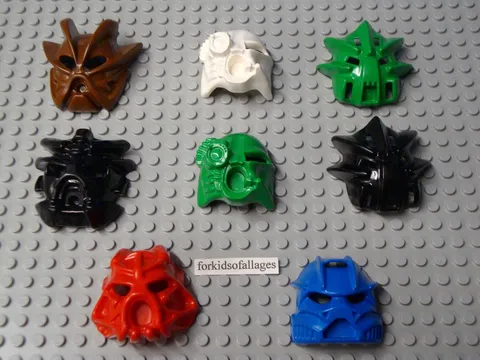 LEGO Bionicle Mask PICK COLOR Toa Nuva Masks Miru Kakama Pakari Hau Akaku Kaukau