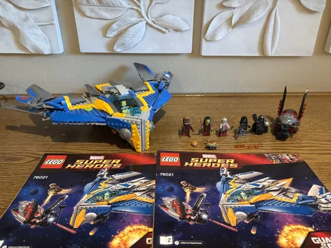 LEGO Guardians Galaxy 76021 MILANO SPACESHIP RESCUE - 99.9 % Complete, NO BOX