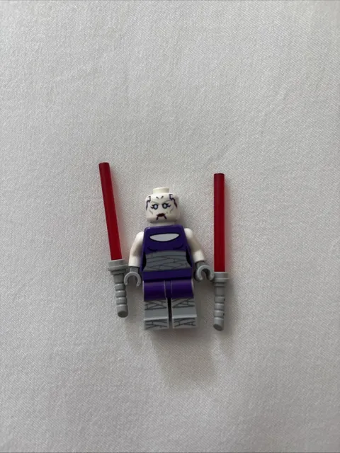 Lego Star Wars Asajj Ventress Minifigure With Lightsabers- Great Condition