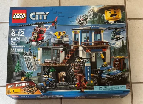 LEGO 60174 City Mountain Police Headquarters New In Sealed Box