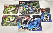 5 Vintage LEGO System Manuals Space Ship 6971, 6999 x2, 6899, 6958, 6900