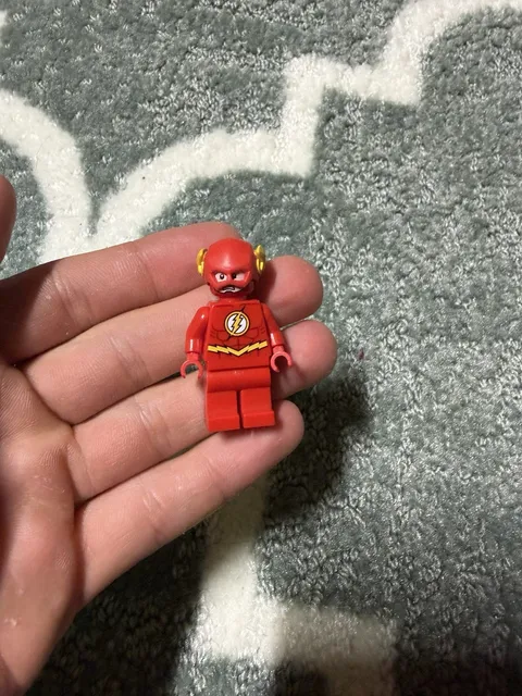 LEGO DC Superheroes The Flash Minifigure (Sh087) Genuine Authentic!