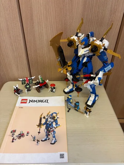 LEGO 71785 Ninjago Jay's Titan Mech Built Once Complete