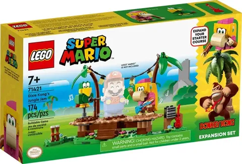 LEGO Super Mario - 71421 Dixie Kong's Jungle Jam Expansion Set - NIB Sealed