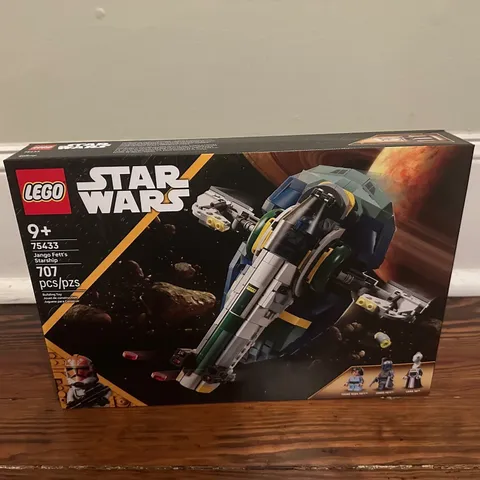 NIB LEGO Star Wars Jango Fetts Starship 75433 Building Toy 707 Pieces Age 9+ New
