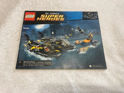 Lego Batman 76034  instructions manual only very good condition complete
