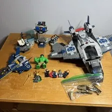 LEGO 6868 & 6869 + 6 minifigures AS IS, 6868 incomplete, 6869 mostly complete