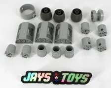Lot of 17 X-Wing Fighter-USC Set #7191 Parts & Pieces