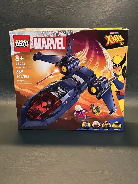 LEGO Super Heroes: X-Men X-Jet (76281) New Sealed In Box 359 Pieces Ages 8+
