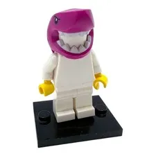LEGO® Shark Costume Magenta Bright Purple Minifigure Accessory Animal Costume Shark NEW