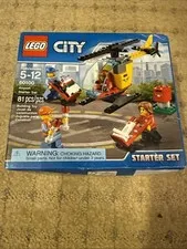 LEGO City 60100 Airport Starter Set Minifigures Helicopter Brand New