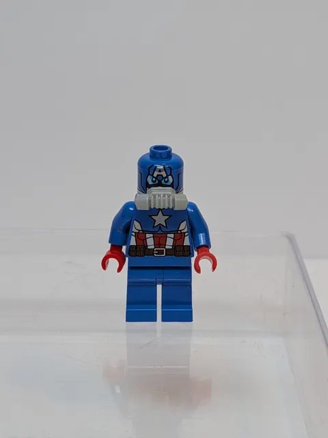 LEGO Captain America Minifigure sh214 Scuba Sub Attack Marvel Super Heroes GUC