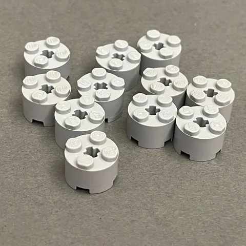 Lego 6143 3941 Light Blue Gray Replacement Add-on Pieces Parts Lot of 11