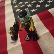Lego Diver Minifigure Fins Tanks Mask Scuba Diver Wetsuit