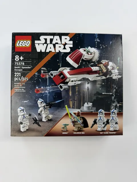 LEGO Star Wars: Barc Speeder Escape (75378) Grogu Baby Yoda Madalorian Sealed