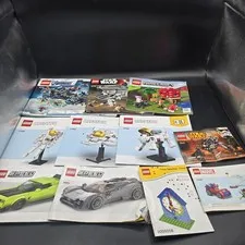 Lego Manual Lot Of 11