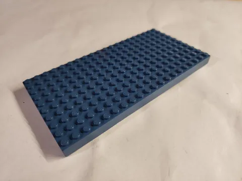 LEGO 700e X 10x20 Plate Dark Blue Vintage some wear - READ