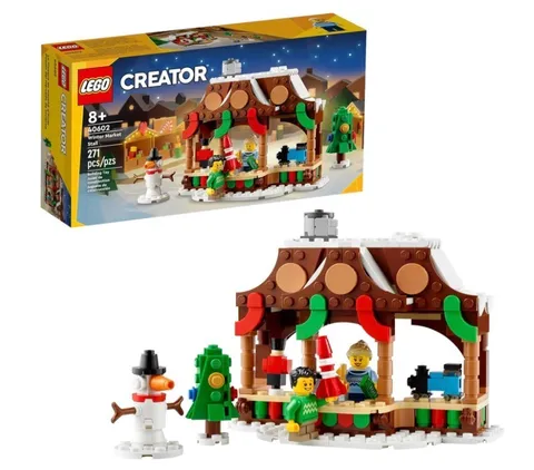 Lego 40602 Winter Market Stall Retired 271 pieces NEW SEALED
