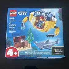 LEGO City Ocean Mini-Submarine 60263 Building Set 41 Pcs New Sealed