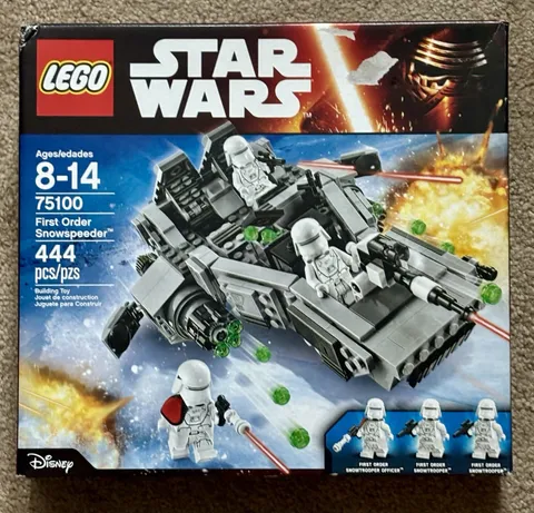 LEGO 75100 Star Wars: First Order Snowspeeder New In Box 444 Pieces