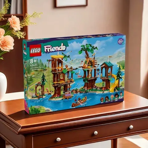 Friends Adventure Camp Tree House Building Blocks Toy Set Ages 8+