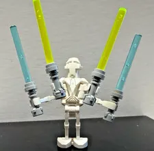 LEGO Star Wars General Grievous Minifigure  7255 2005 SW0134 NO CAPE